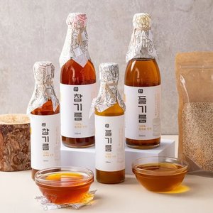 농부미학 참기름/들기름 350ml 1+1(12,900원 / 무배)