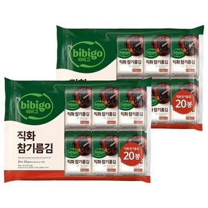비비고 직화 참기름김, 90g, 2개 (10,020원)