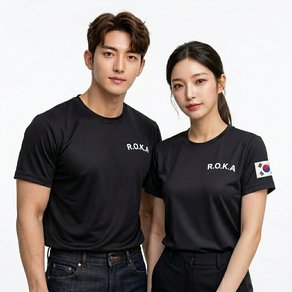 서바이벌 밀리터리 ROKA 쿨링 메쉬 티셔츠 2p, 블랙, 블랙 (11,400원)