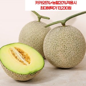 농할 국내산 정품 메론4kg내외(2수) (13,230원/무료배송)