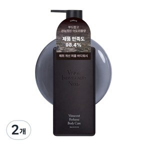 비인센트 어도러블 퍼퓸 바디워시, 2개, 300ml (31,410원)