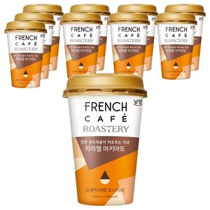 프렌치카페 카라멜 마키아또 컵커피, 200ml, 10개 (6,820원)