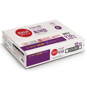 햇반 흑미밥 210g 12개 (13,160원) (조건부0무료)