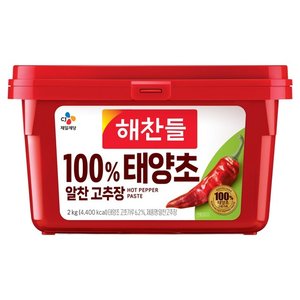 해찬들 100% 태양초 알찬 고추장, 2kg, 1개 (7,980원)