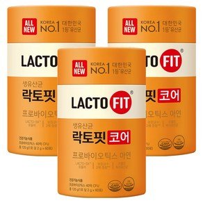 락토핏 코어 유산균 60p, 2g, 180개 (30,760원)
