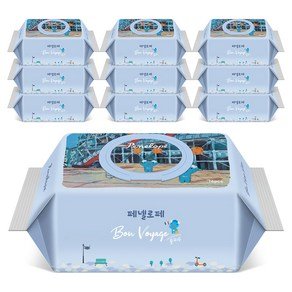 페넬로페 본보야지 퐁피두 아기물티슈 캡형, 75g, 70매, 10개 (15,800원)