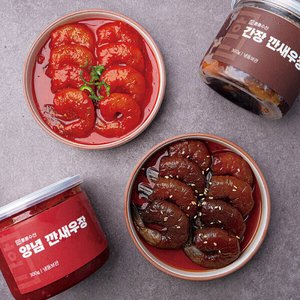 간장+양념깐새우장 300g+300g (14,900원/무료)