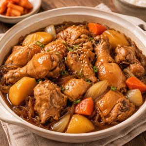 춘천 가마솥 간장 찜닭 1kg+1kg 총 2kg (14,180원/무료배송)