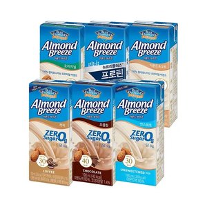 아몬드브리즈 6종 오리지널/언스위트 190ml 24개입 (13,770원/무료)