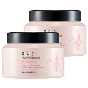 더페이스샵 미감수 브라이트 페이셜 클렌징 크림, 400ml, 2개 (18,120원)