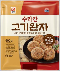 수라간 고기완자 600g x 2팩 (9,800원/네멤무배)