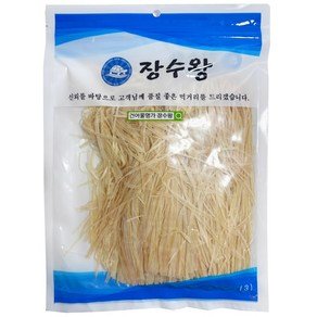 장수왕 오징어 실채 / 오징어채 진미채 반찬, 1개, (국내가공)오징어실채 300g (13,010원)
