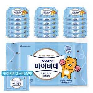 크리넥스 마이비데 클린케어 카카오 40매 x16팩 (17,600원/무배)