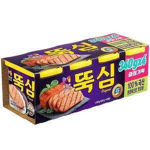 목우촌 뚝심 340g 4개 (10,440원) (무료)