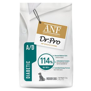 ANF 닥터프로 독 처방식 사료, 당뇨관리, 1.2kg, 1개 (20,370원)