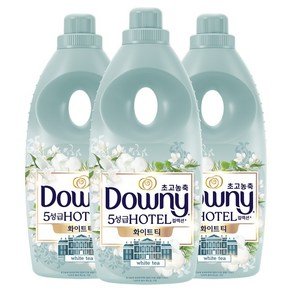 다우니 호텔 컬렉션 화이트티 초고농축 섬유유연제 본품, 1.05L, 3개 (16,490원)