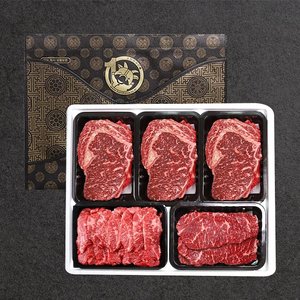 1등급 국내산 꽃등심 선물세트 1kg (89,568원/무료)