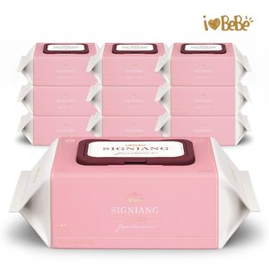 아이러브베베 시그니앙 오로즈 75gsm 10팩 캡형물티슈 (8,910원/무료)