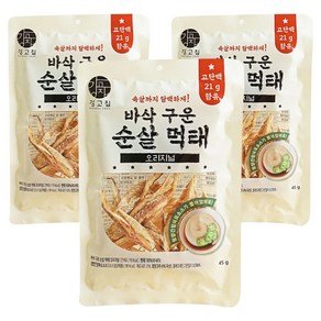 강고집 바삭 구운 순살 먹태 오리지널, 45g, 3개 (10,540원)