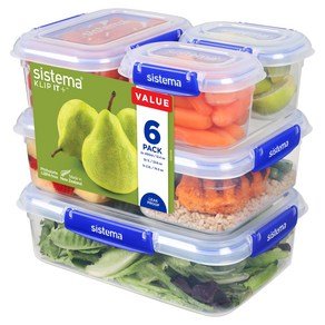 Sistema Klip It+ 모듈러 에센셜 식품 보관 밀폐용기 세트, 1세트, 400ml x 2p +1L x 3p + 2.2L (21,900원)