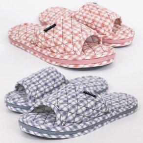 라이프란스 3중쿠션 면 층간소음 무소음 거실화, 블루, 핑크, 1세트 (10,280원)
