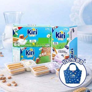 끼리 크림치즈 딥앤크런치 3종(플레인4입/블루베리3입/통밀3입) 3개외 / 총10입 (14,880원/무배)