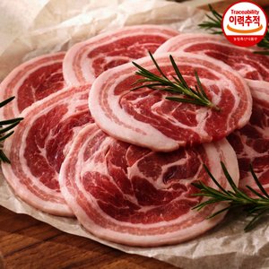 구이용 듀록 꽃삼겹 500g x 4팩 (16,600원) (무료)