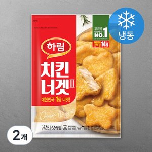 하림 치킨너겟 (냉동), 1.2kg, 2개 (22,700원)