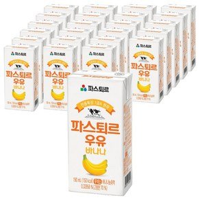 파스퇴르 바나나우유, 190ml, 24개 (12,720원)