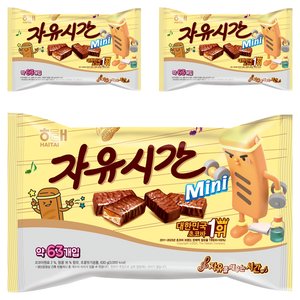 자유시간 mini 초콜릿, 630g, 3개 (22,850원)