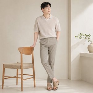 에어핏 면스판 히든밴딩 슬랙스