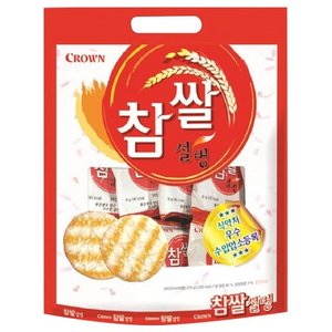 크라운 참쌀설병, 270g, 4개 (14,500원)
