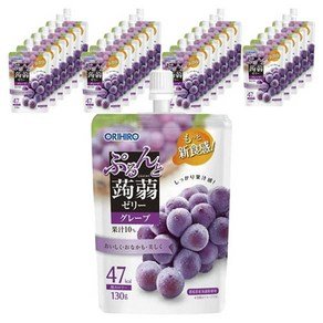 오리히로 탱글 곤약젤리 포도맛, 24개, 130g (22,750원)