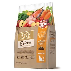 ANF 식스프리 인도어 캣 기능성 사료, 닭, 6kg, 1개 (47,920원)