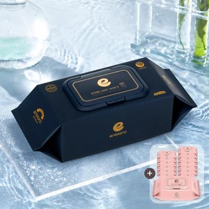 앙블랑 물티슈 네이비 20팩+휴대 캡형 12팩 (30,597원/무료)