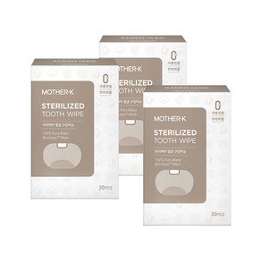 마더케이 멸균 구강티슈 30p, 120g, 30개입, 3개 (15,330원)