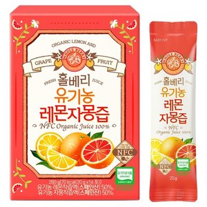홀베리 유기농 레몬자몽즙, 280g, 1개 (2,490원)