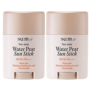 su:m37° 선어웨이 워터 페어 쿨링 선스틱 SPF50+ PA++++, 14g, 2개 (54,610원)