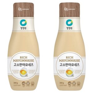 청정원 고소한 마요네즈, 300g, 2개 (3,910원)