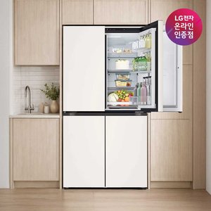 LG 오브제컬렉션 4도어 냉장고 T876MEE111 1등급 870L (199만/무료배송)