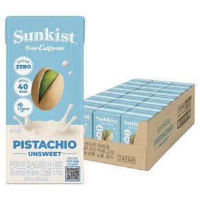 썬키스트 피스타치오 언스위트 드링크, 190ml, 24개 (12,330원)