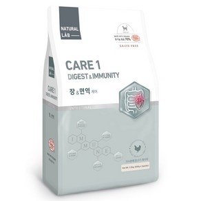 네츄럴랩 고양이 케어1 유기농 기능성 사료, 장건강/유산균, 2.5kg, 1개 (18,200원)