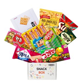 사무실 과자세트 스낵 15입 세트 (참크래커 + 허니버터칩 + 칸쵸 + 구운감자 4p + 딸기웨하스 + 초코홈런볼 4번들 + 돌아온 썬 핫스파이 + 씨리얼초코 + 고래밥 볶음양념맛), 1세트, 10p (11,250원)