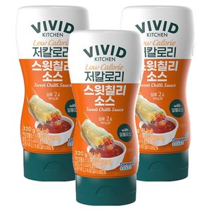 비비드키친 저칼로리 스윗칠리소스, 3개, 320g (6,420원) (무료)