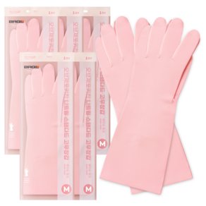 브릭글로 안찢어지는 니트릴 고무장갑, 베이비핑크, 중(M), 5세트 (16,990원)