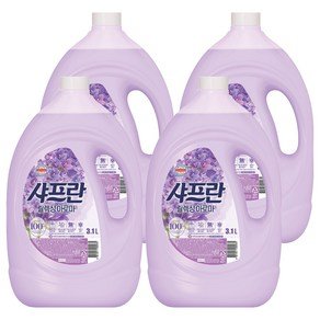 샤프란 플러스 섬유유연제 릴렉싱아로마 본품, 3.1L, 4개 (13,290원)