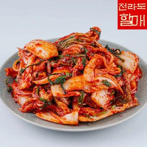 100% 국내산 배추겉절이 1kg+1kg (9,900원/무료)