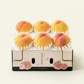 하늘작 충주 당도선별 부드러운 황도복숭아, 1.8kg(5~8입), 1개 (15,990원)