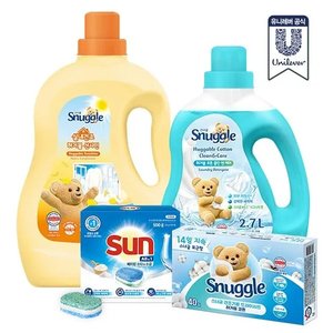 스너글 초고농축 섬유유연제 택 4종 총 9.2L + 세탁망 증정 (31,900원) (무료)