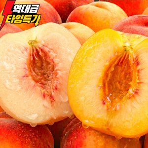 초고당도 햇 복숭아 4kg 딱딱이 말랑이 달콤쫀득 털복숭아 혼합과 (13,590원/무료)
